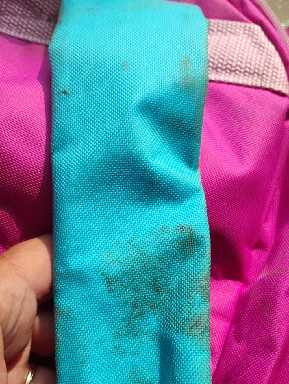 VINTAGE Shopkins BACKPACK Used 2013 β οΈ Distressed Fruits/Peanut Oil - Picture 7 of 16